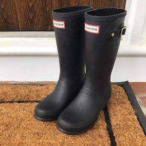 Hunter Boots Youth Black Matte